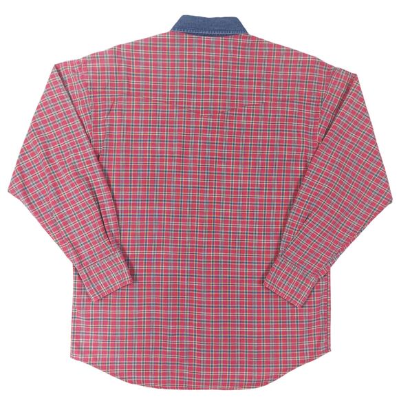 Pendleton Shirt Mens Sz M Denim Western Yoke Pockets Rodeo Cotton Rockabilly - Picture 9 of 9